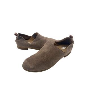 Dr. Scholl's Slip On Loafers Comfort Casual Shoes Taupe Herringbone Womens SZ 6M